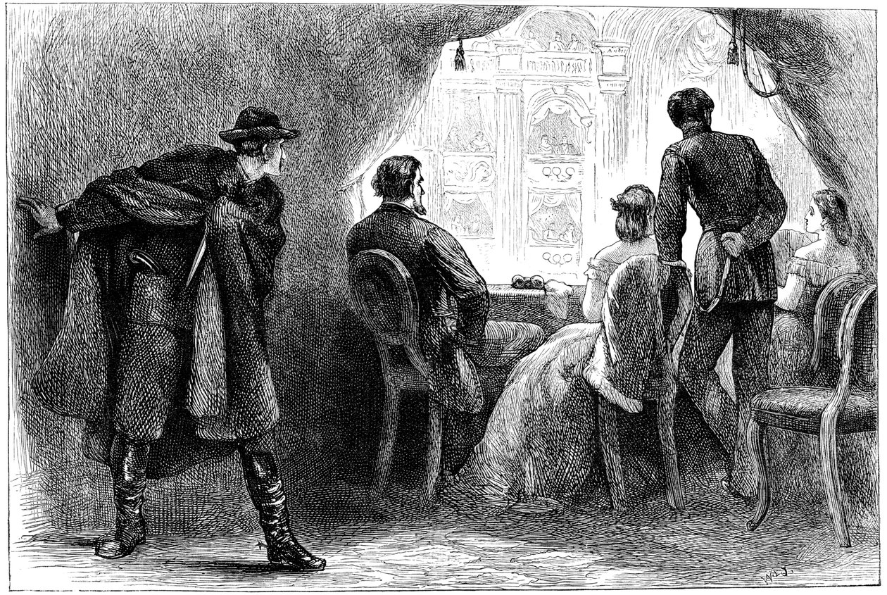 1865年c1880年，华盛顿特区林肯总统遇刺 作者 不明