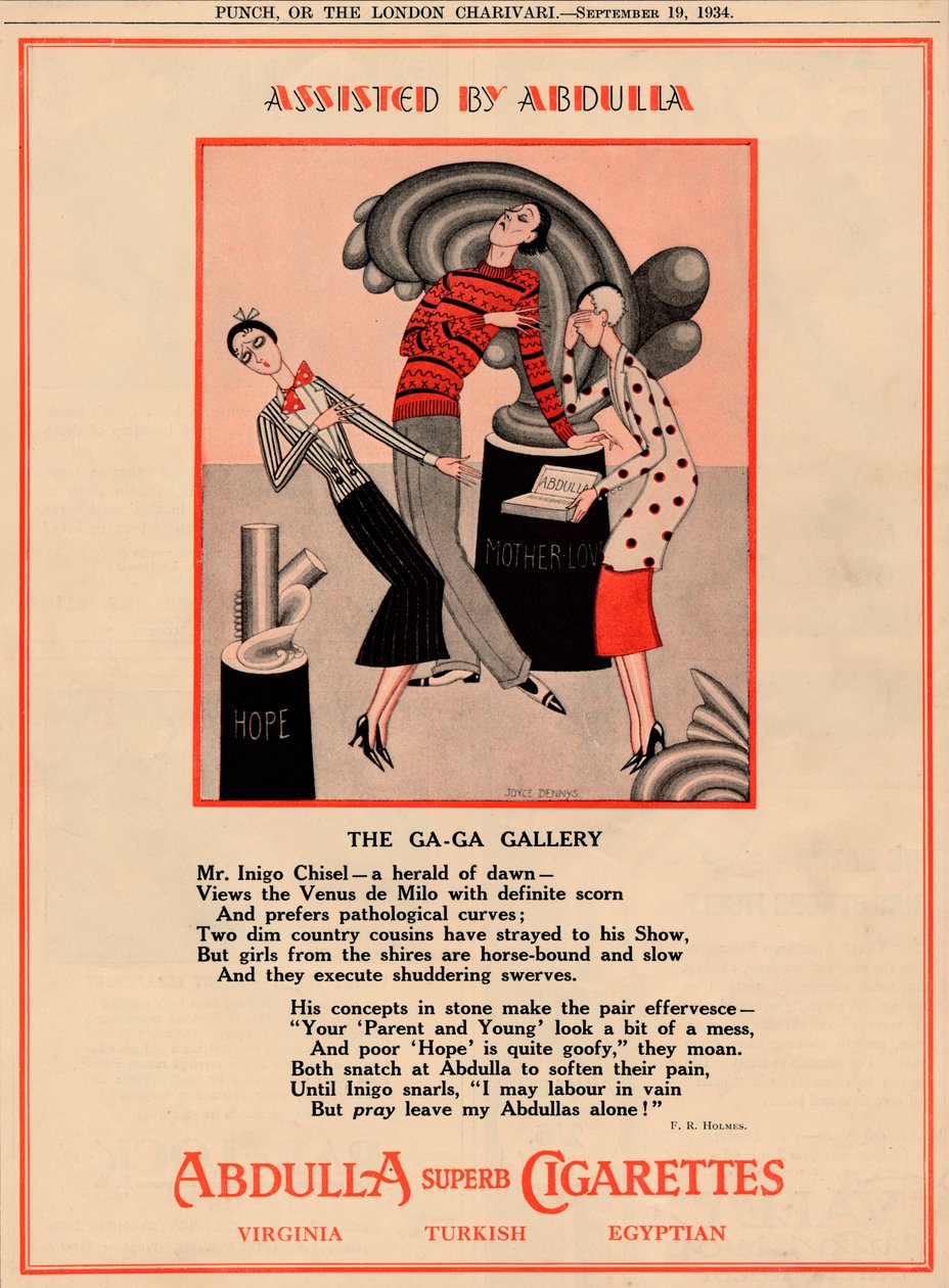 阿卜杜拉协助-嘎嘎画廊，1934年 作者 不明