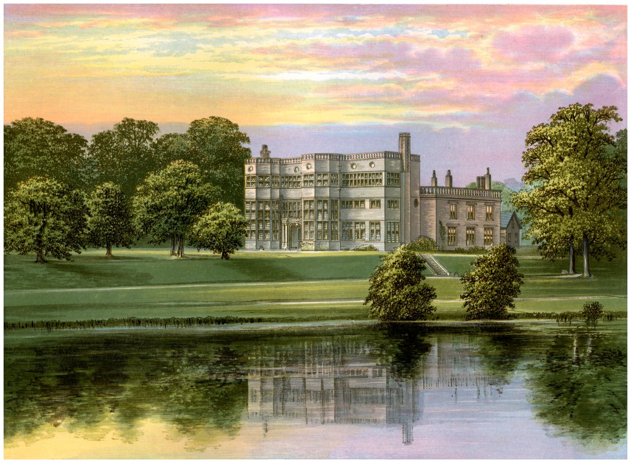 兰开夏郡阿斯特利·霍尔（Astley Hall），巴洛特·德·霍顿（Baronet de Hoghton）的住所，c1880 作者 不明
