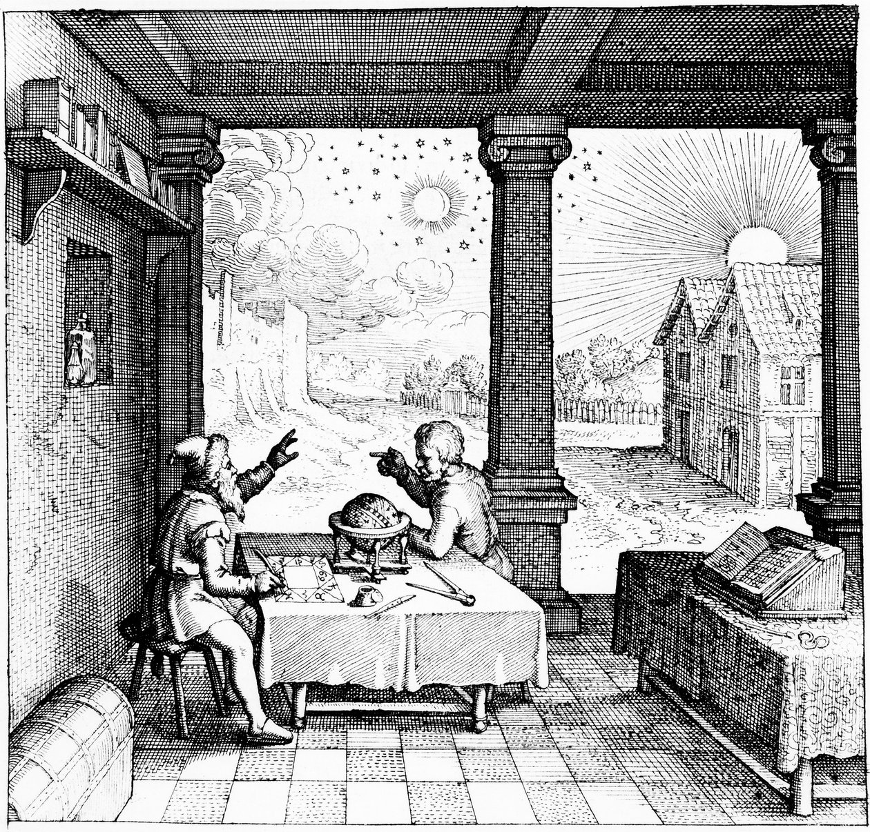占星家准备星座，1617-1619年 作者 不明
