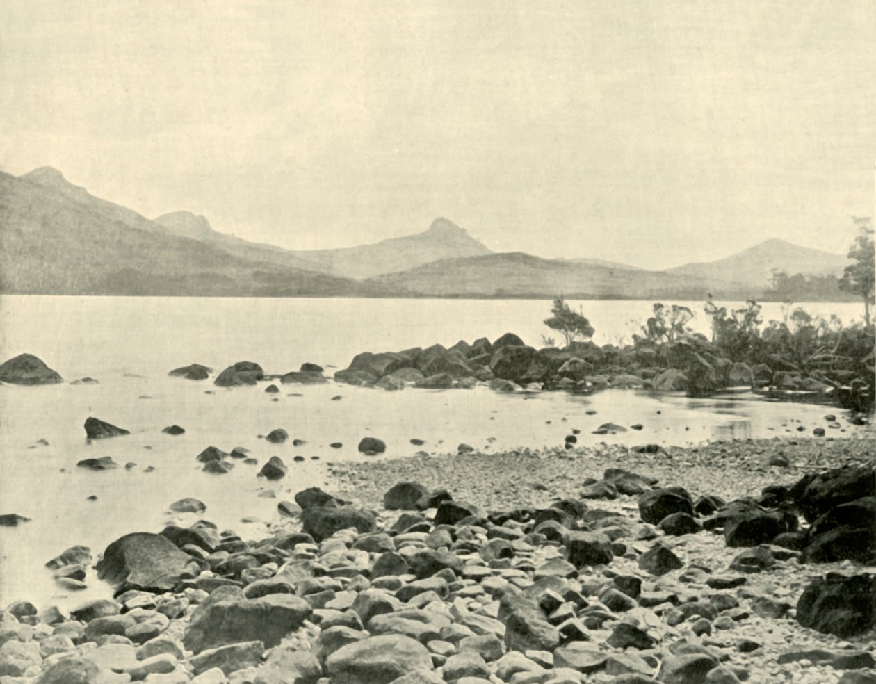 1901年在圣克莱尔湖。 作者 不明