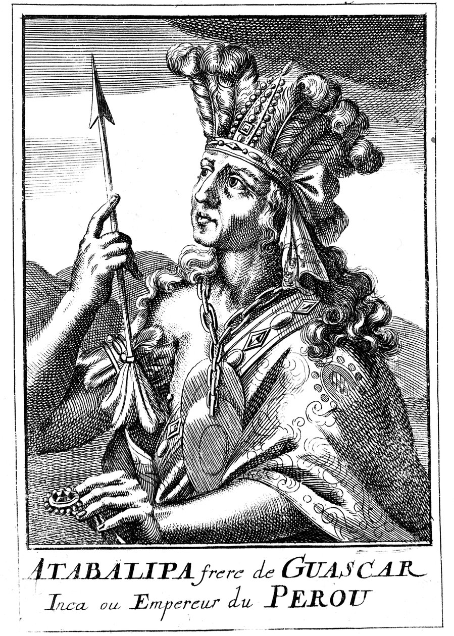 Atahualpa d1553，秘鲁最后的印加皇帝，1686年 作者 不明