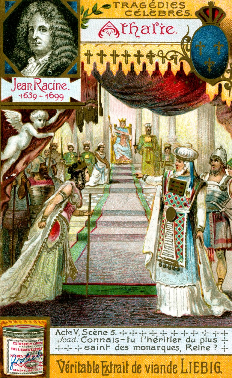 吉恩·拉辛（Jean Racine）的《 Athalie》 1639-1699，c1900 作者 不明