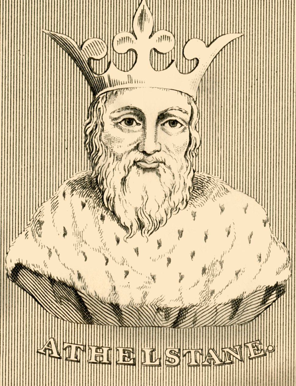 Athelstane，c894-939，1830年。 作者 不明