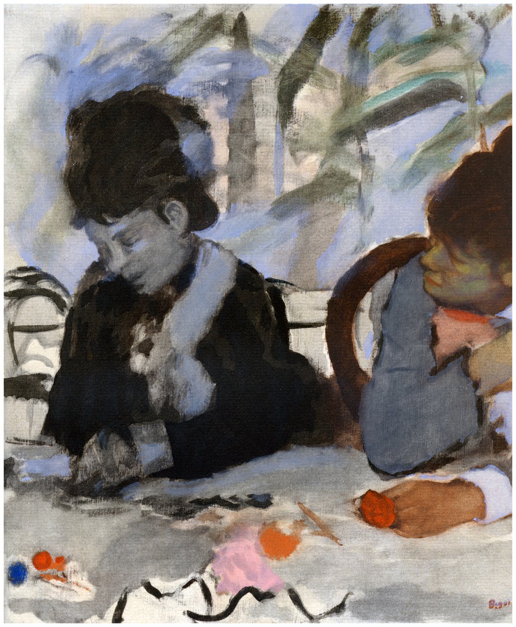 在咖啡厅（c1877-1880），1958年 作者 不明