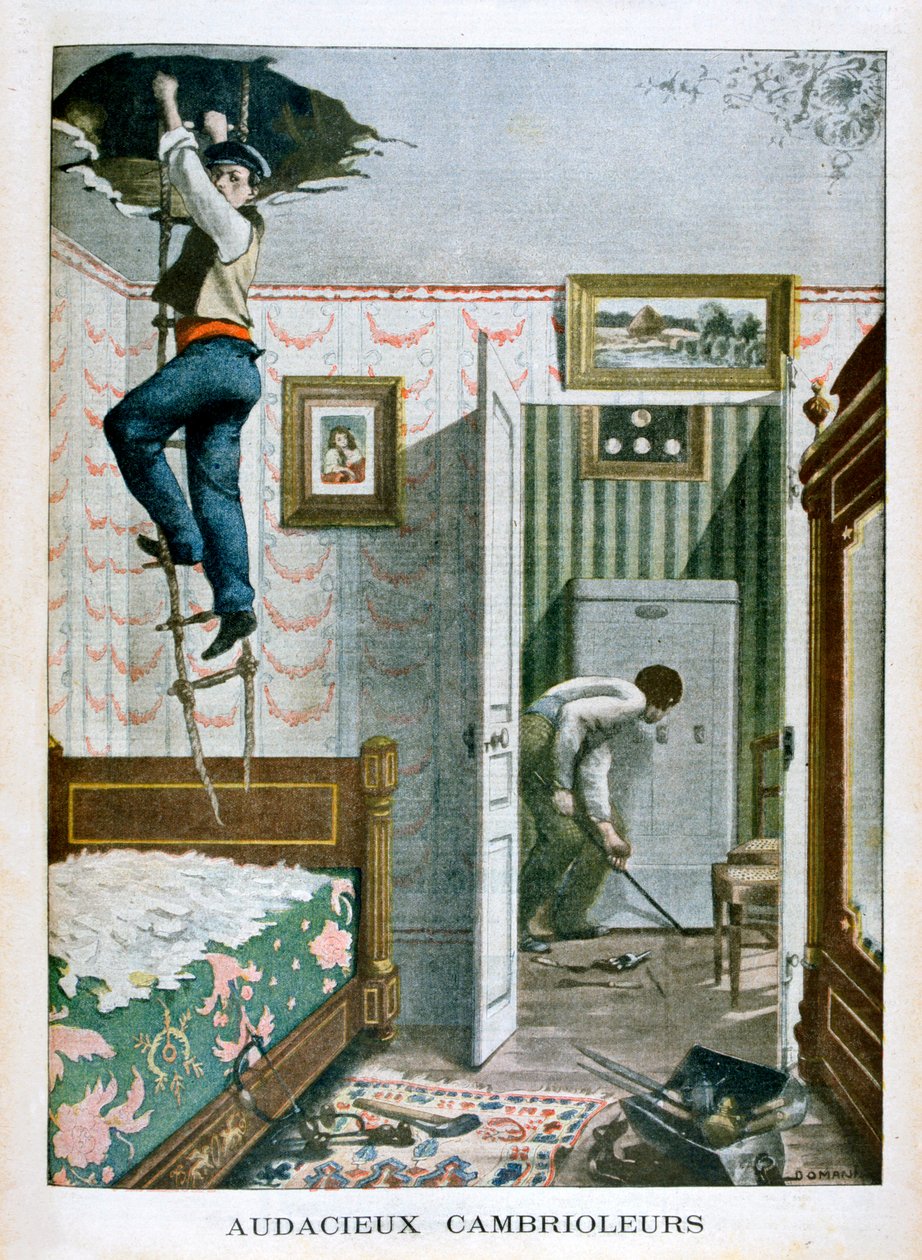 大胆的小偷，1901年 作者 不明