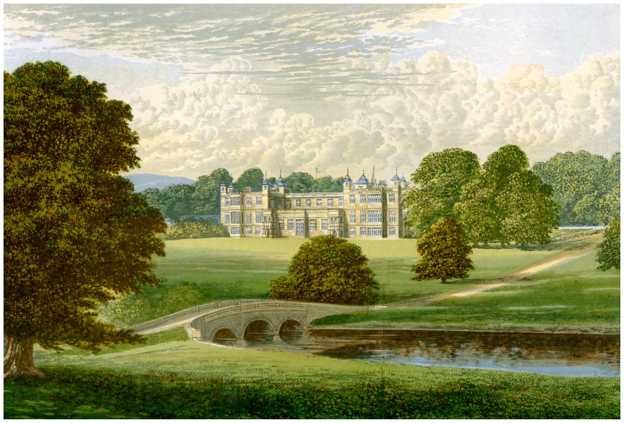 奥德利·恩德（Audley End），埃塞克斯（Essex），布赖布鲁克勋爵（Lord Braybrooke）的住所，大约1880年 作者 不明