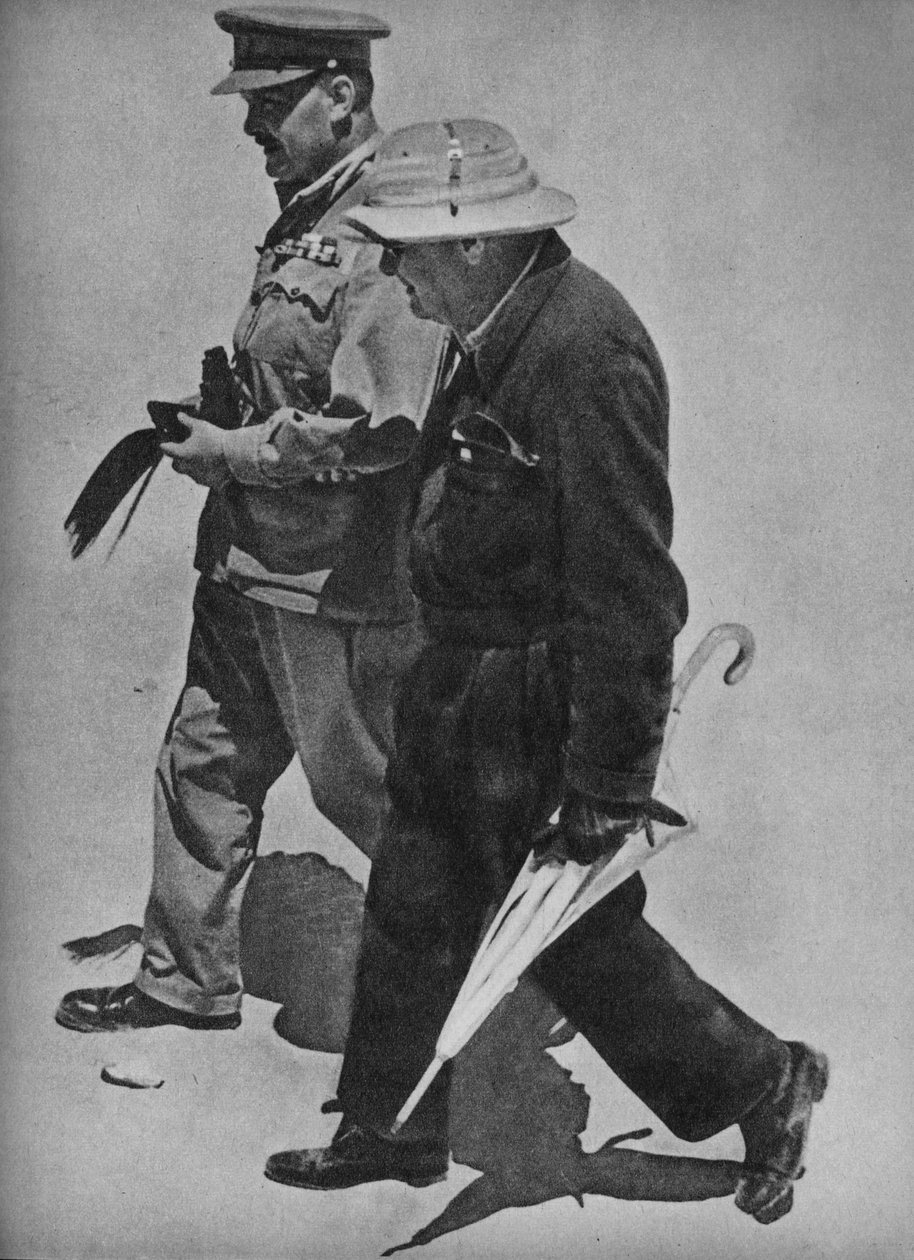 1942年8月在阿拉曼（Alamein），1944年 作者 不明