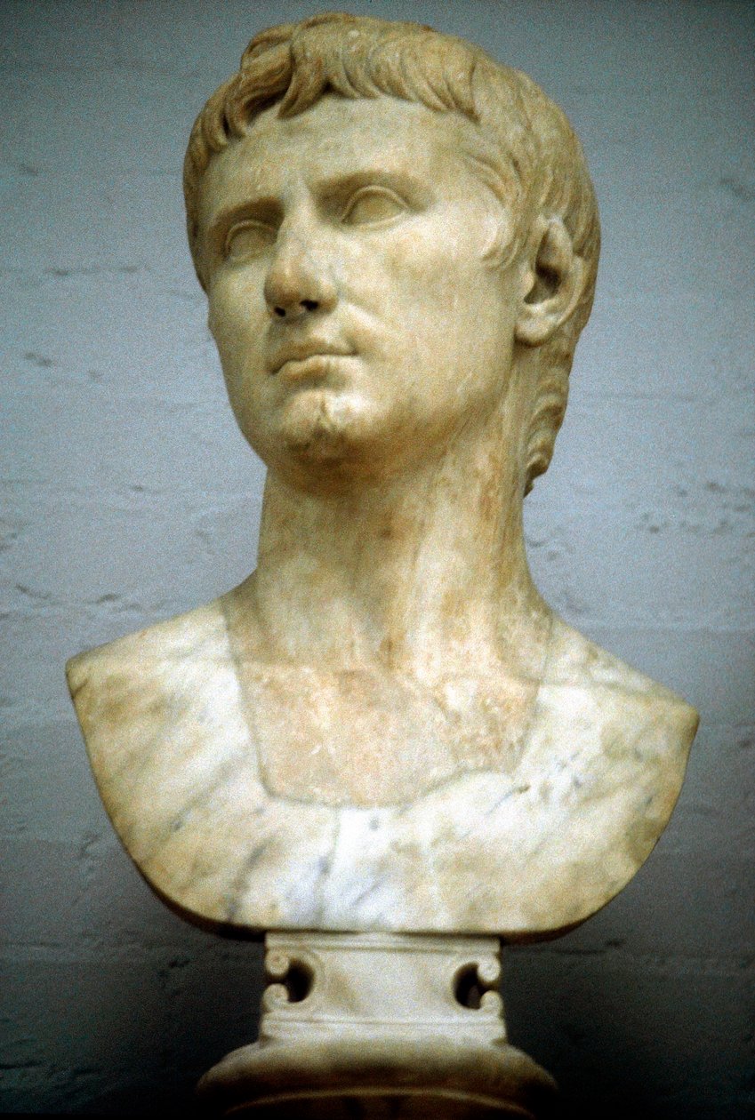 奥古斯都·凯撒（Augustus Caesar）-盖乌斯·朱利叶斯·凯撒（Gaius Julius Caesar）Octavianus 63 BC-14 AD，第一位罗马皇帝 作者 不明