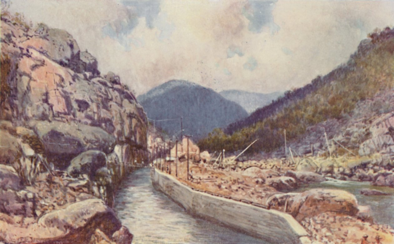 澳大利亚灌溉工程，1923年。 作者 不明