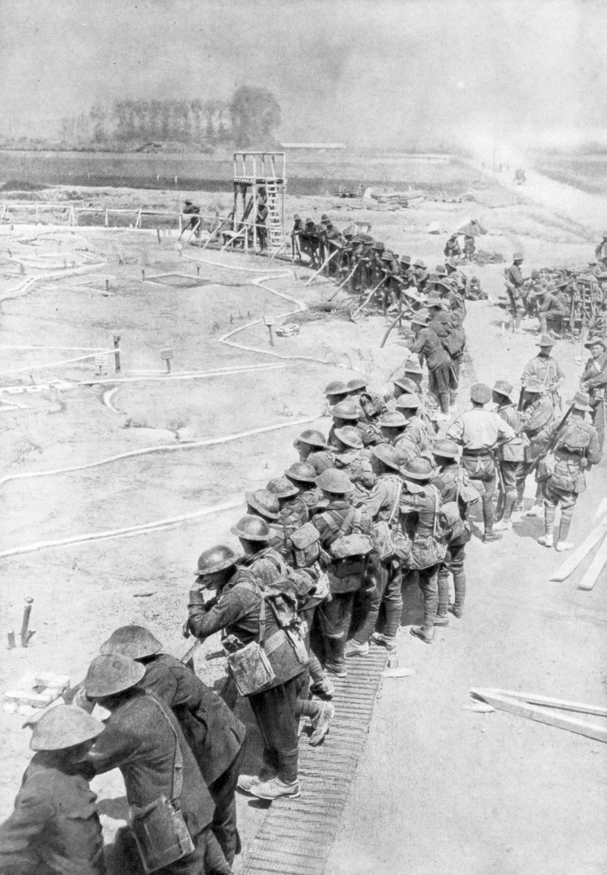 1917年6月6日，比利时梅西内斯战役的前一天，澳大利亚军队 作者 不明
