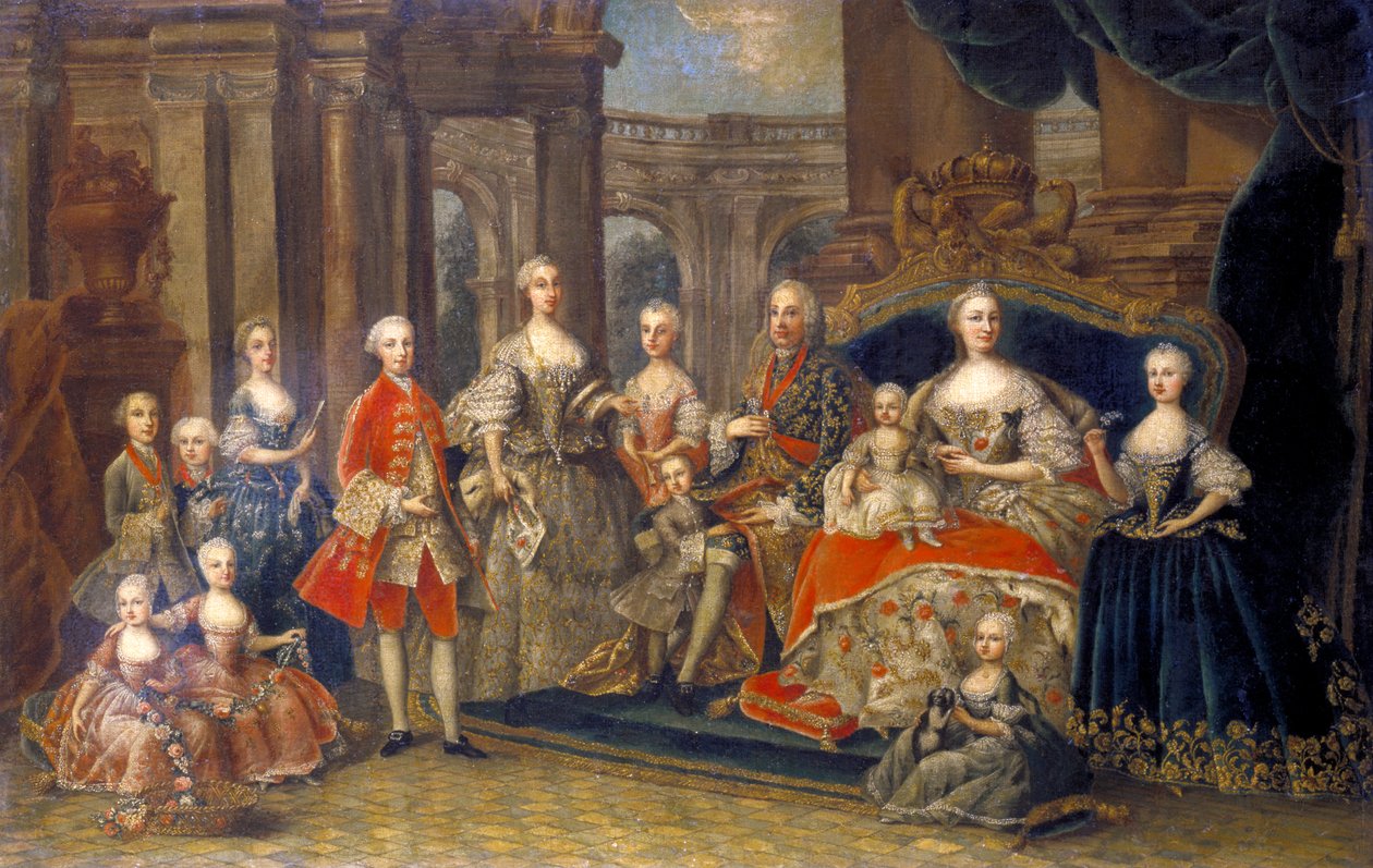 奥地利皇室，c1764 作者 不明