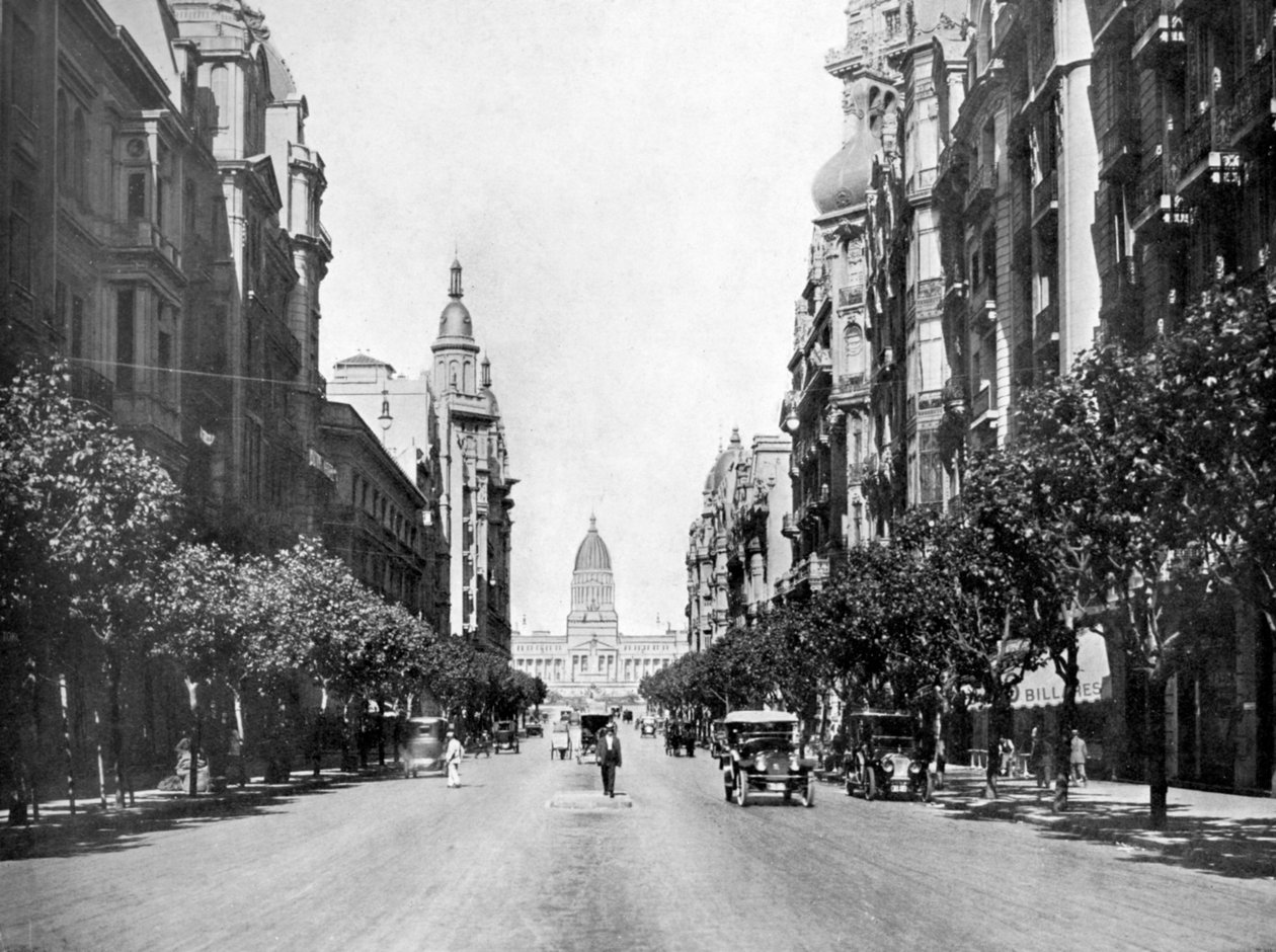 Mayo Avenue May Avenue，布宜诺斯艾利斯，阿根廷 作者 不明