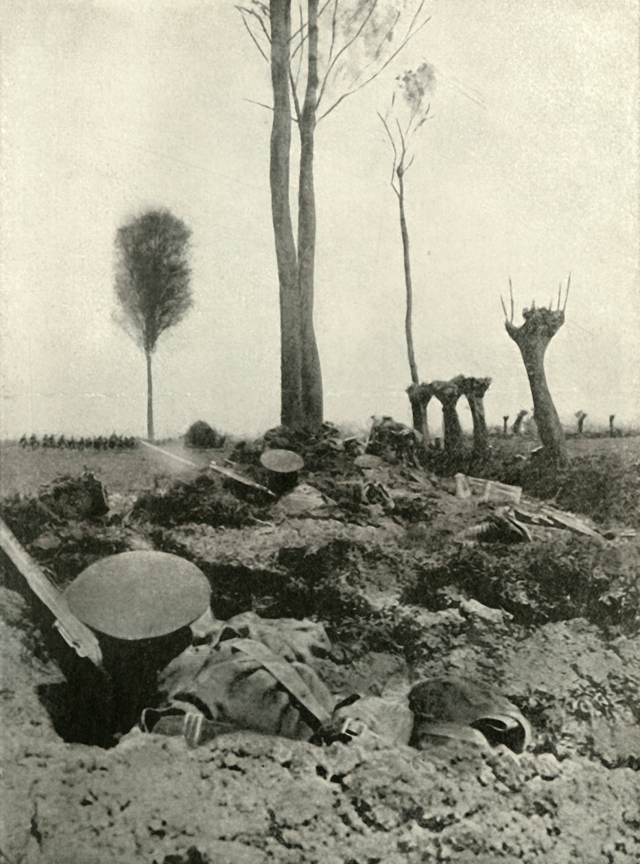 等待袭击，1919年。 作者 不明