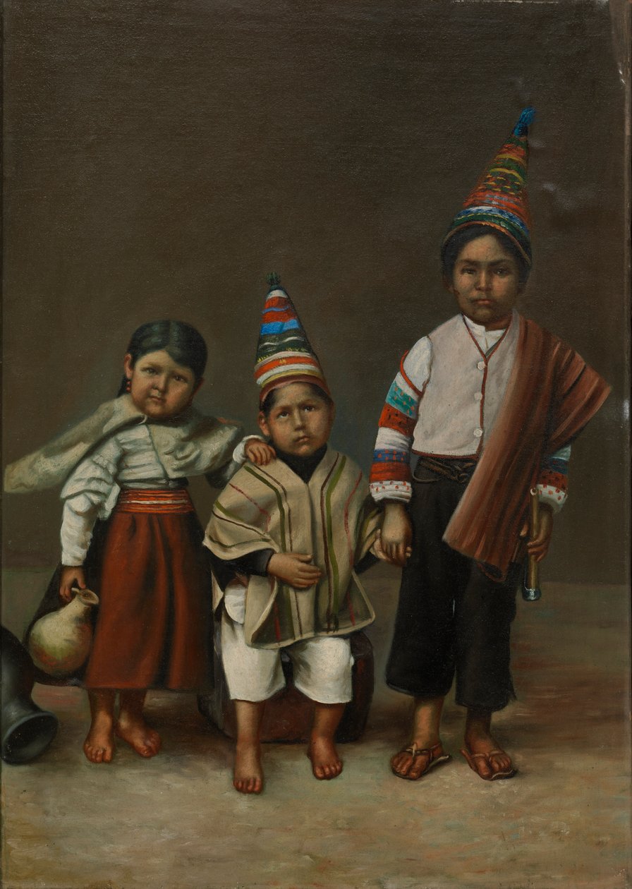 艾马拉儿童，约1890-1892年。 作者 不明