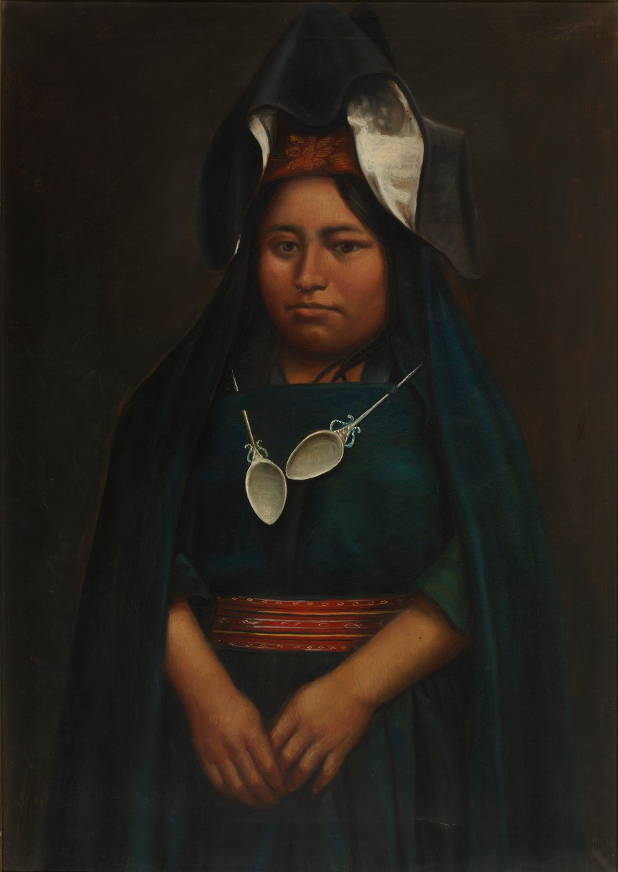 艾马拉女孩，约1890-1892年。 作者 不明
