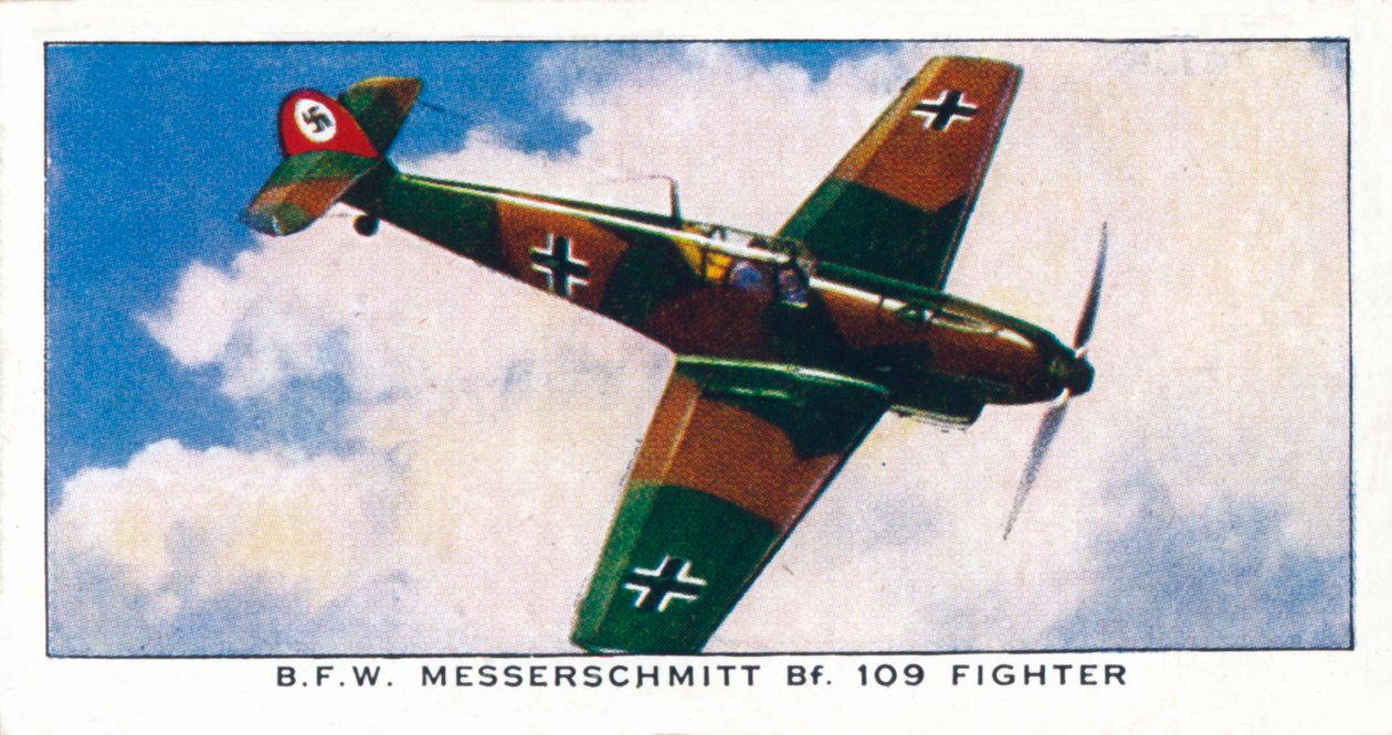 BFW Messerschmitt Bf。 109战斗机，1938年 作者 不明