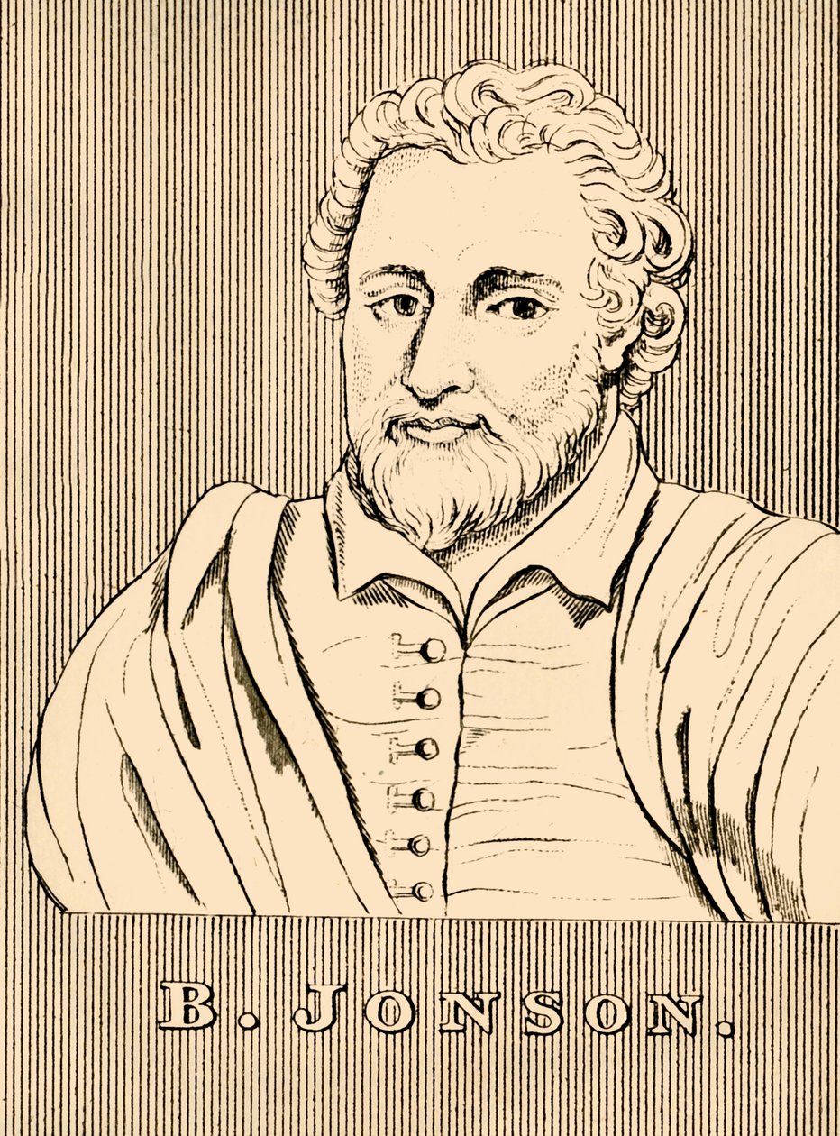 琼森（B. Jonson），c1572-1637，1830年。 作者 不明