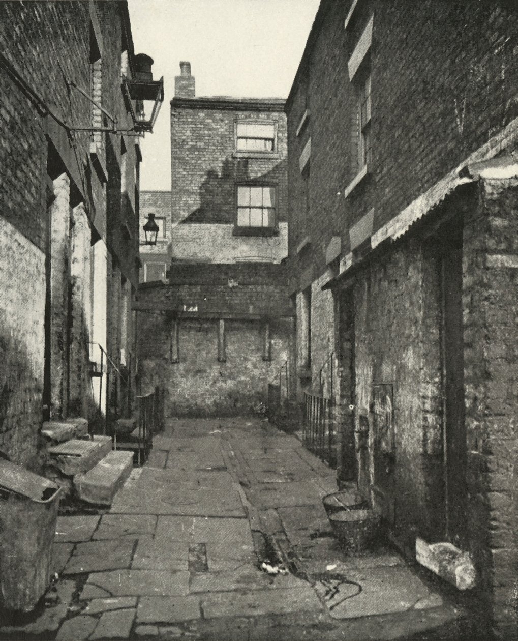 英格兰北部的背靠背房屋，1938年 作者 不明