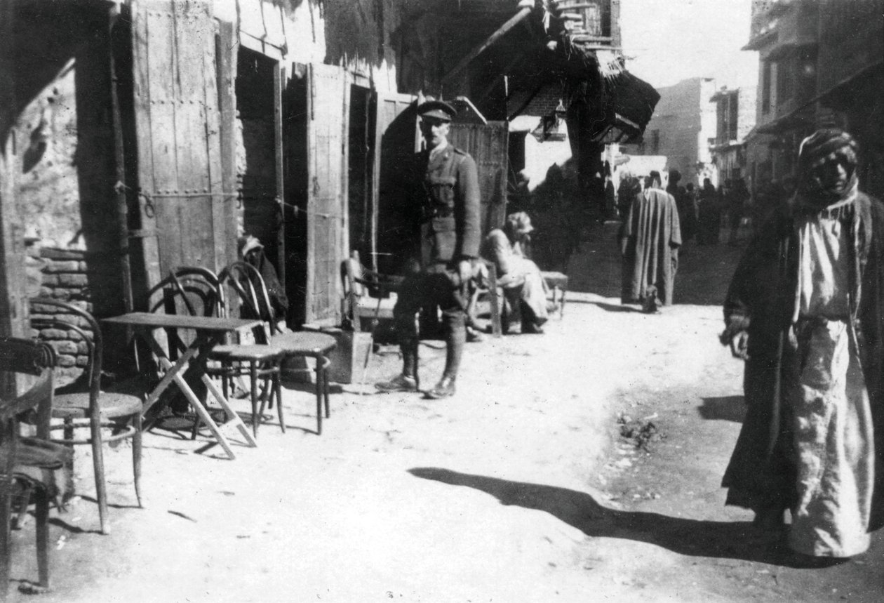 1918年，巴格达集市 作者 不明