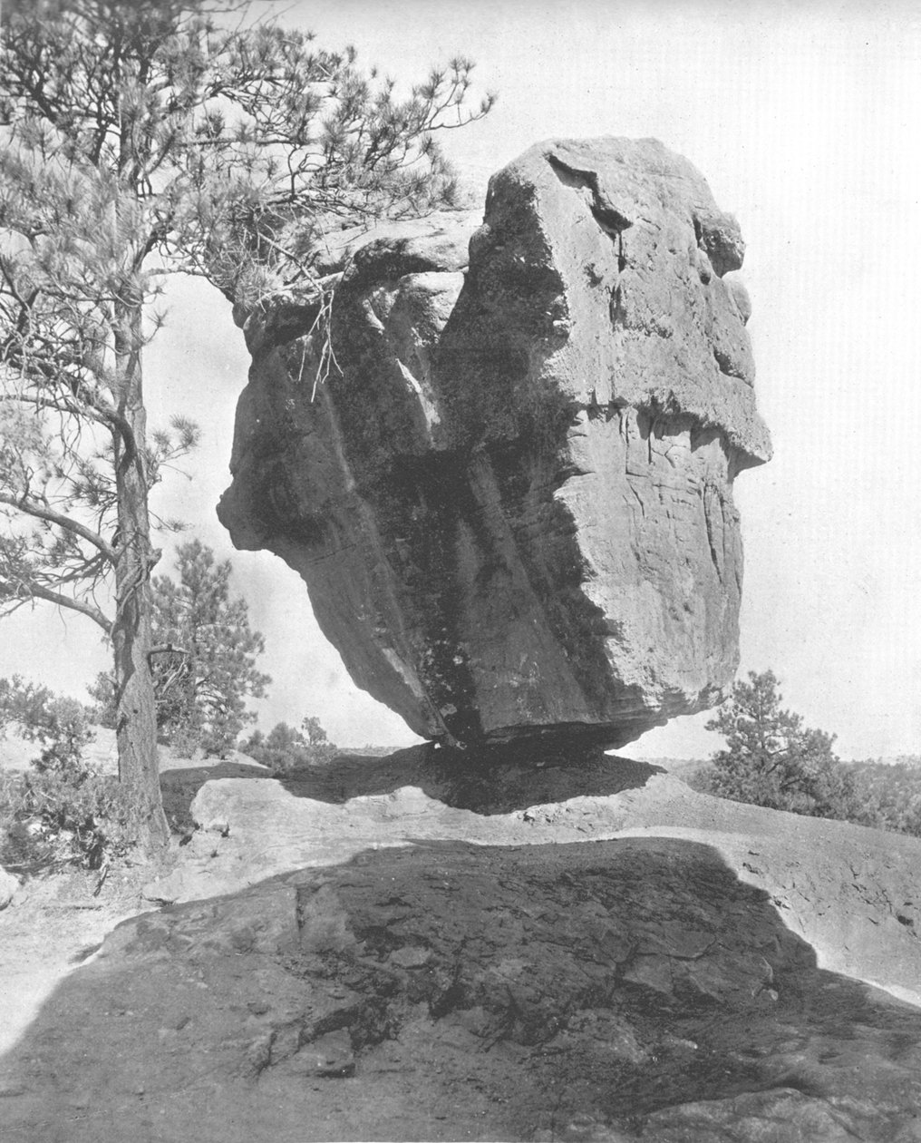 平衡的岩石，众神的花园，科罗拉多州，美国，c1900。 作者 不明