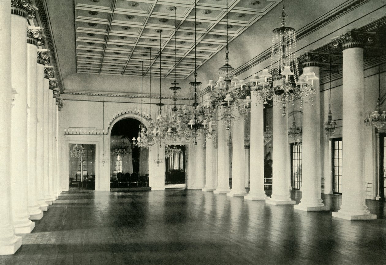 香港礼宾府宴会厅，1925年。 作者 不明