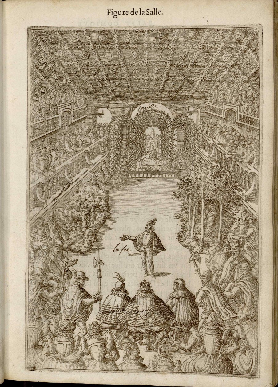 女王的喜剧芭蕾舞团（Balthasar de Beaujoyeulx），1582年。 作者 不明