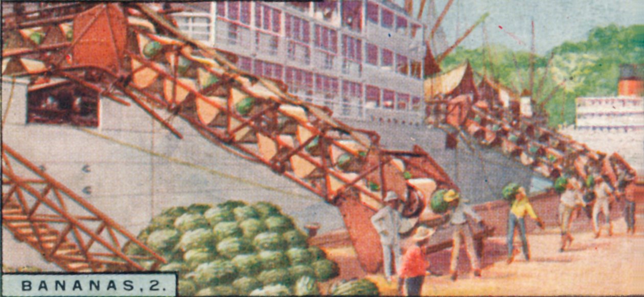 香蕉2-装载轮船，哥斯达黎加，1928年 作者 不明