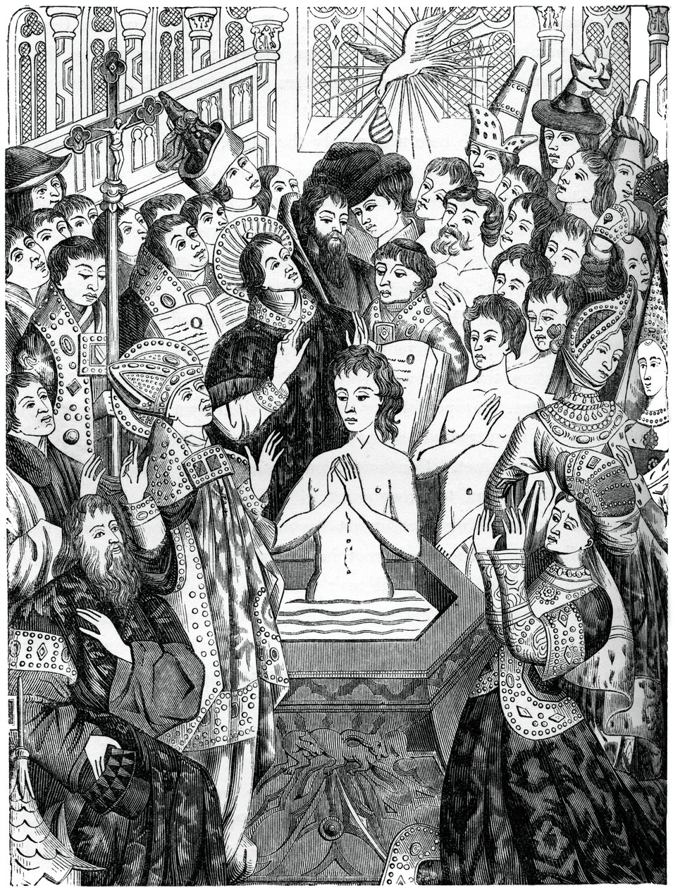 克洛维斯国王洗礼，海姆，1870年 作者 不明