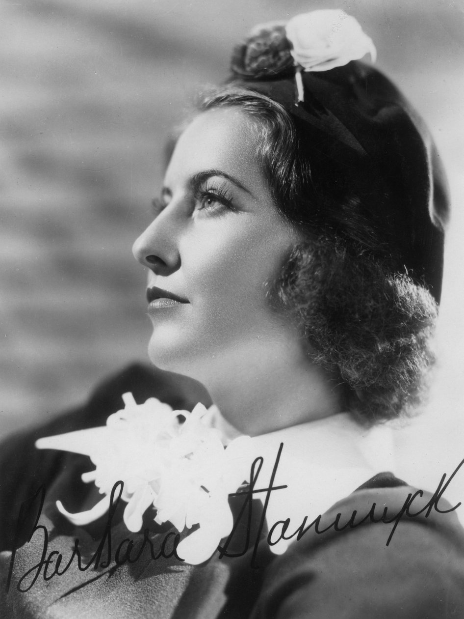 芭芭拉·斯坦威克（Barbara Stanwyck）1907-1990年，美国女演员，c1930年代 作者 不明