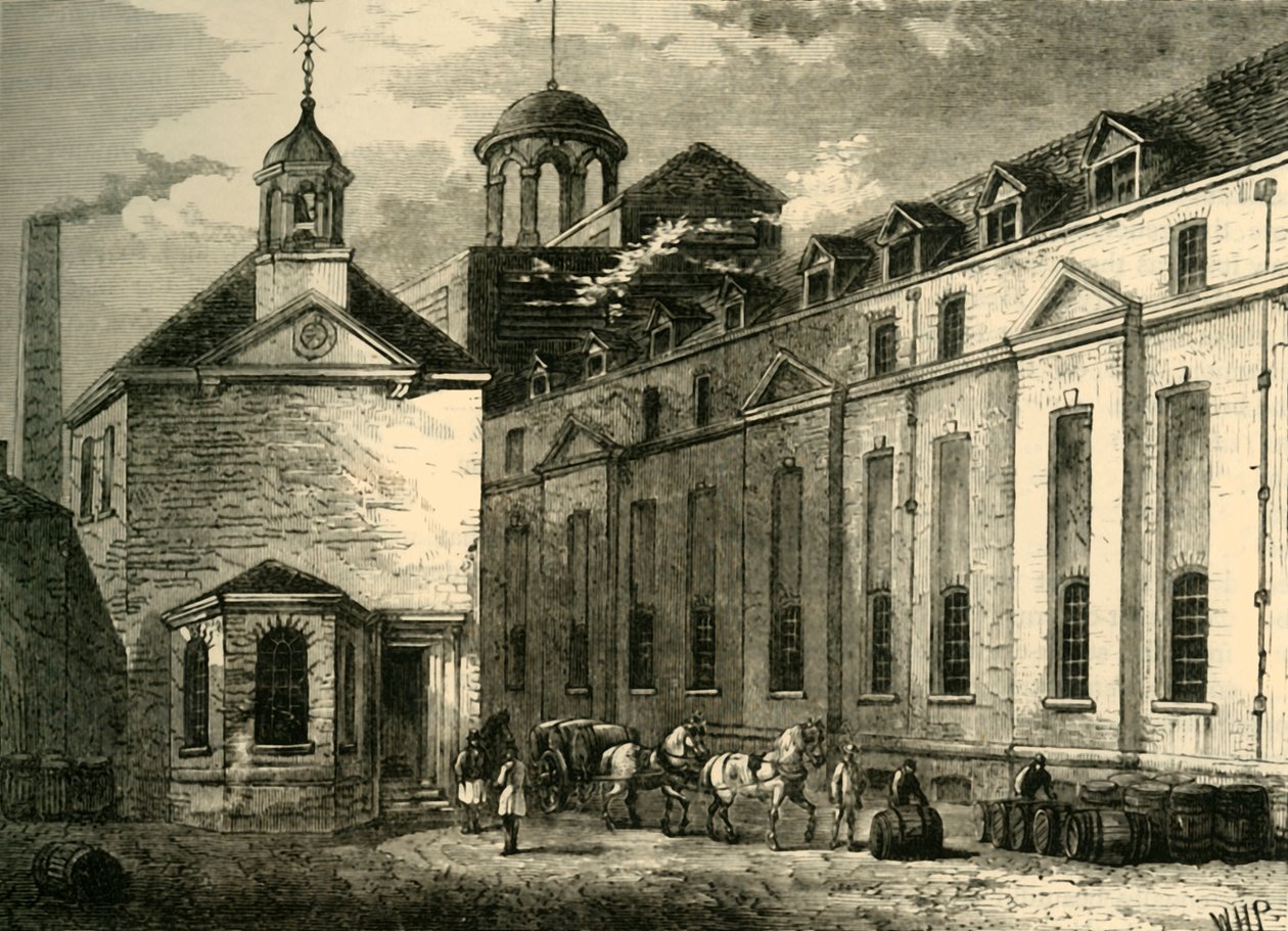 巴克莱啤酒厂（Barclays Brewery），1829年，c1878年。 作者 不明
