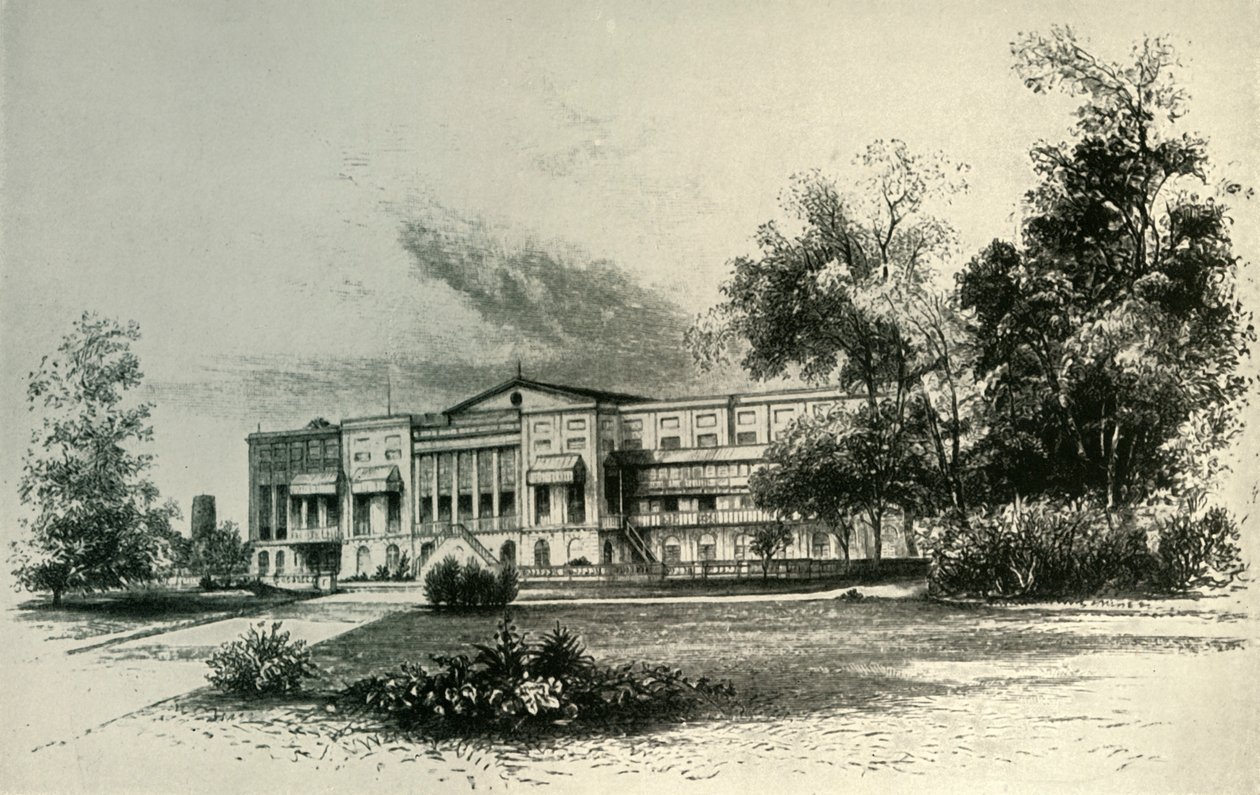 Barrackpore House，1856年，1925年。 作者 不明