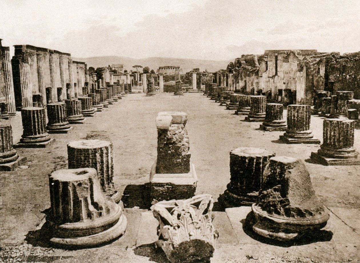大教堂，庞贝城，意大利，c1900s 作者 不明