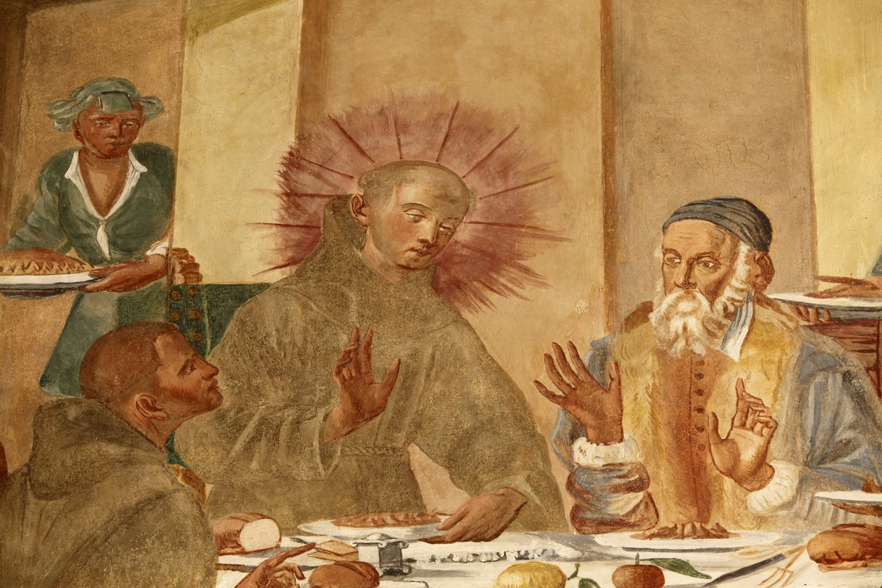 Basilica di Santa Caterina, Galatina, Apulia Fresco in the cloister Painted by BrJoseph of Gravina in 1696, Galatina, Italie 作者 不明