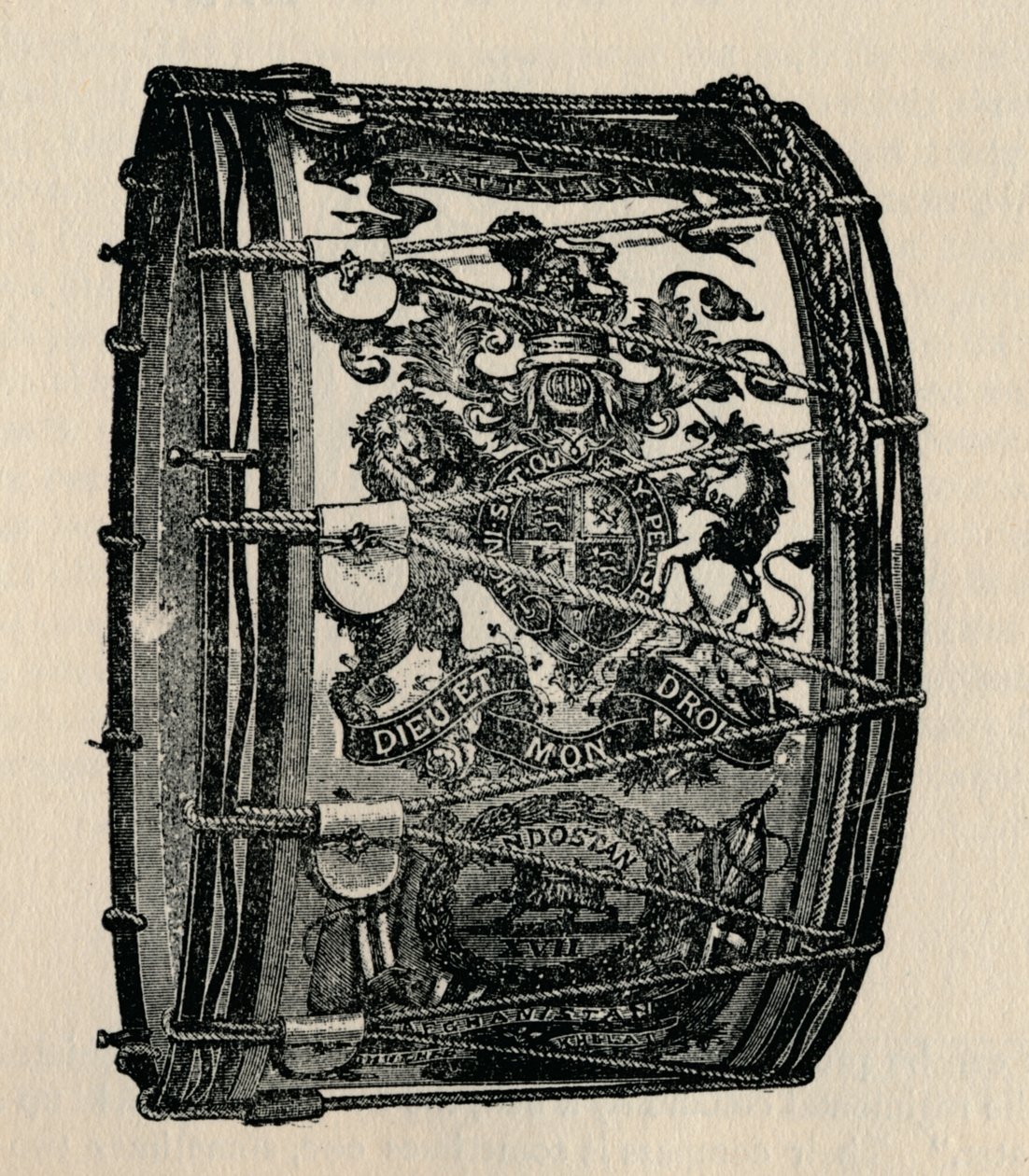 低音鼓，1910年。 作者 不明