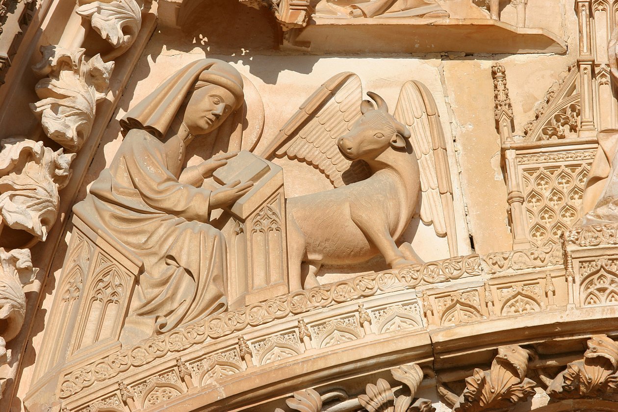 Batalha monastery : evangelist Luke and the beef, his symbol, Batalha, Portugal 作者 不明
