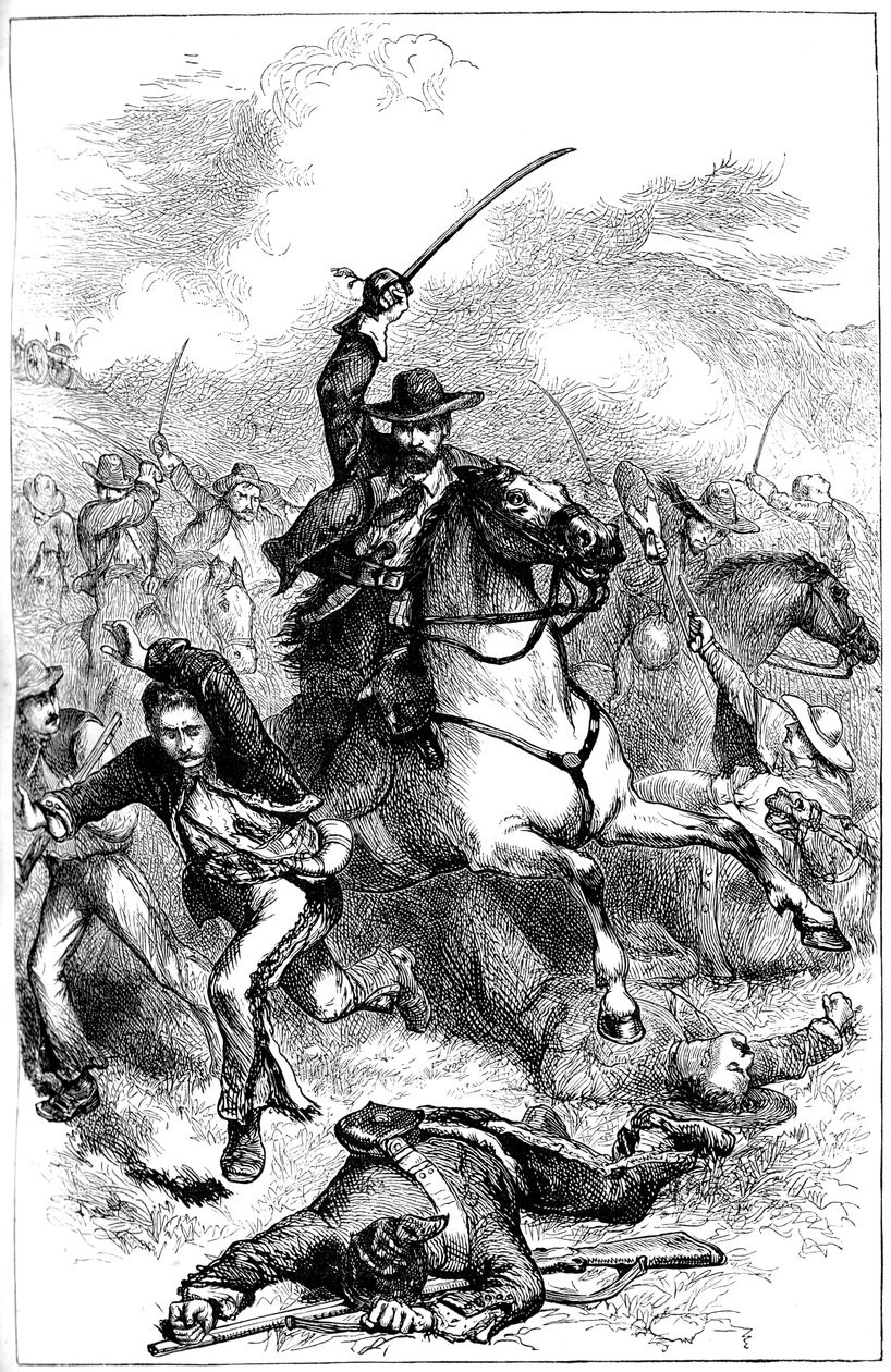 墨西哥布埃纳维斯塔战役，1847年c1880年 作者 不明