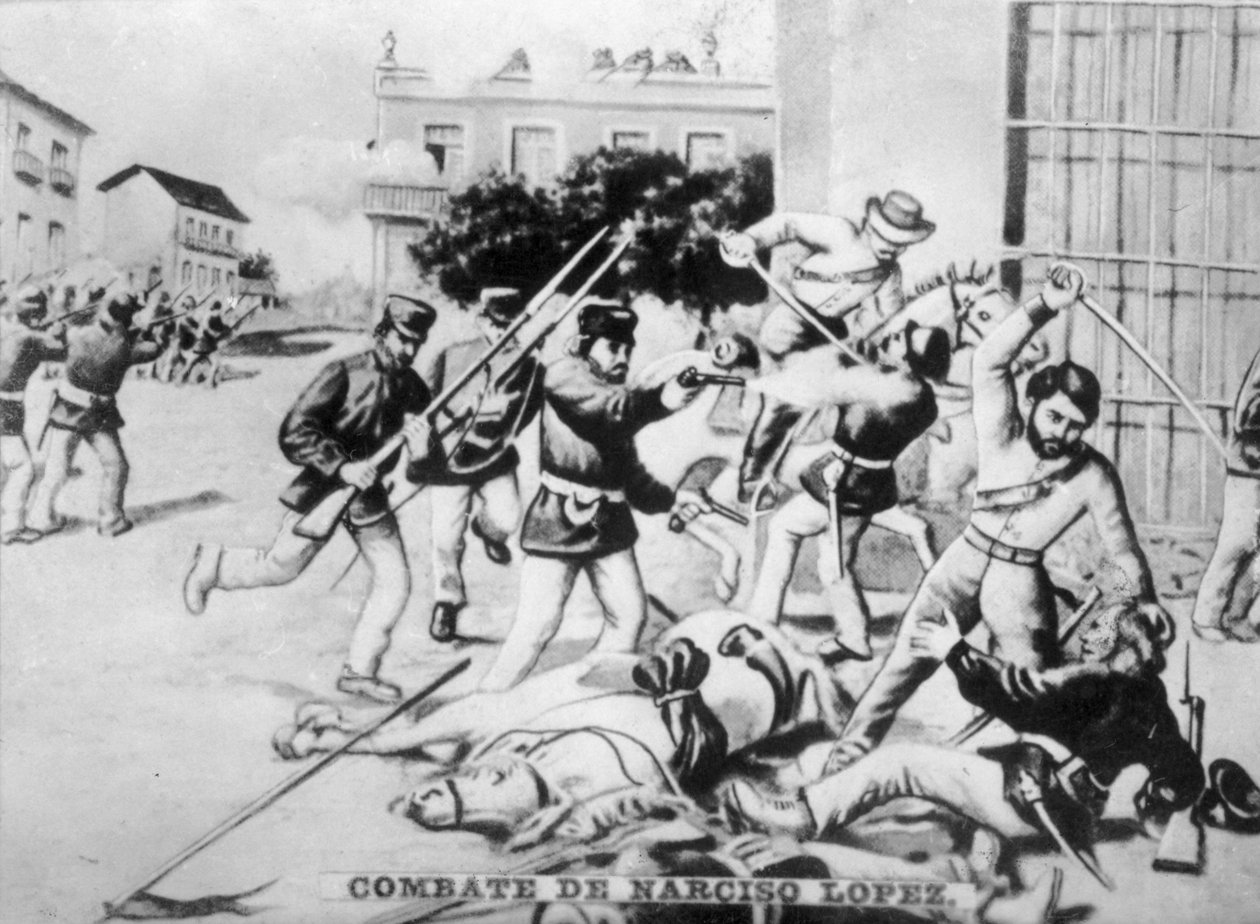 卡德纳斯战役，1850年，1920年代 作者 不明