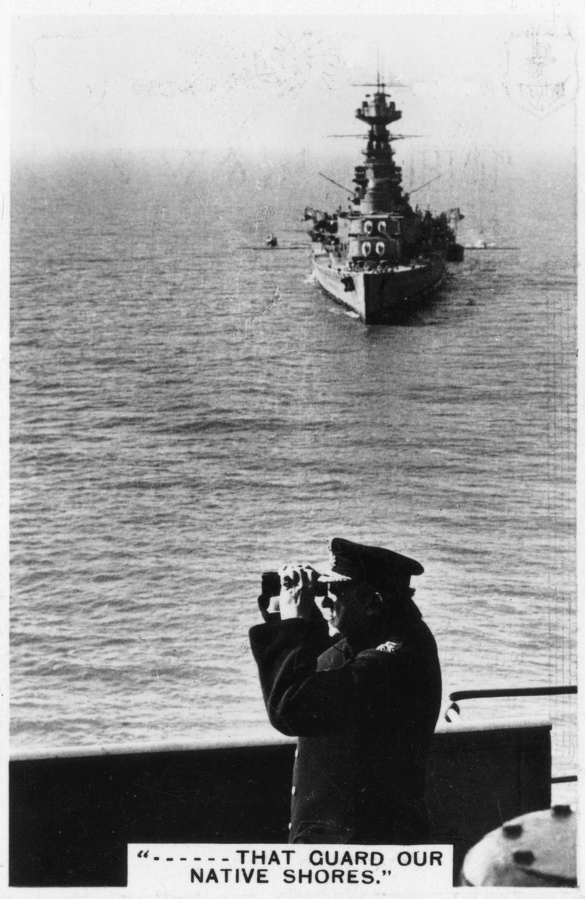 春季演习中的Battlecruiser HMS Hood，1937年 作者 不明