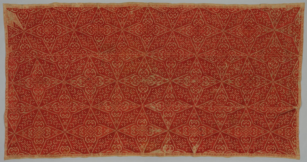 床帘，1700年代。 作者 不明