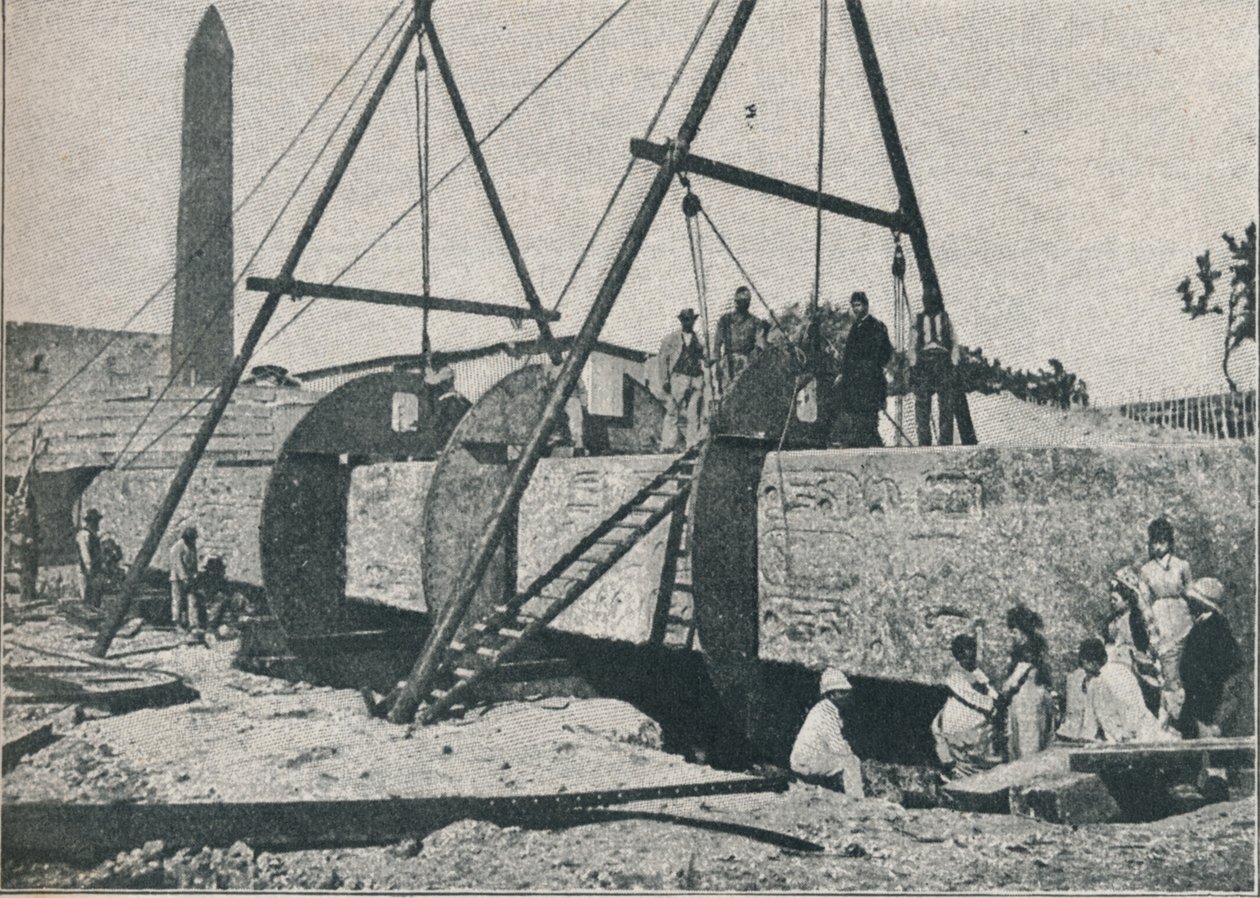《开始构架》，1877年，1910年 作者 不明