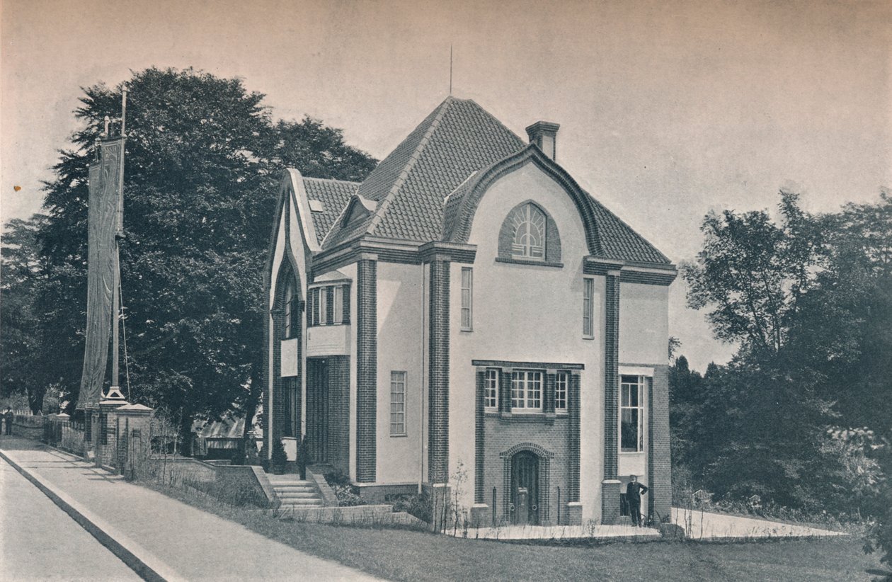 贝伦斯故居，由彼得·贝伦斯（Peter Behrens）设计，1901年 作者 不明