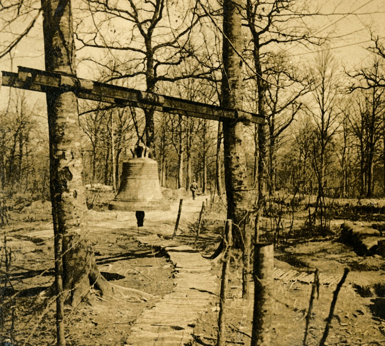 贝尔警告瓦斯袭击，c1914-c1918 作者 不明