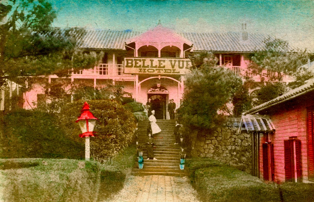 1920年以前，日本长崎的Belle Vue酒店 作者 不明