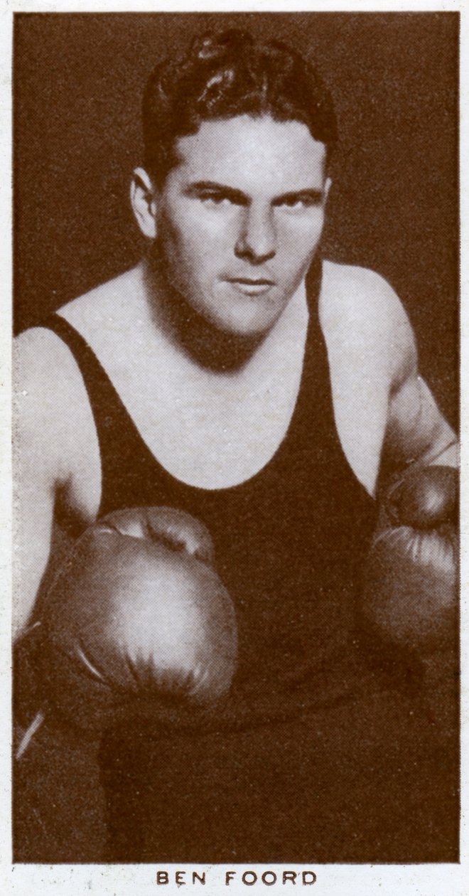 本·福特（Ben Foord），南非拳击手，1938年 作者 不明