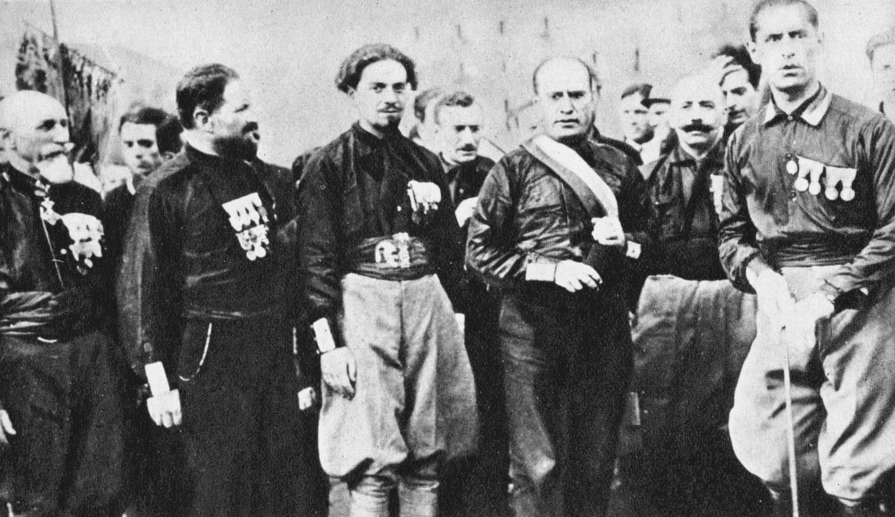 贝尼托·墨索里尼（Benito Mussolini）1883-1945意大利法西斯独裁者，1922年 作者 不明