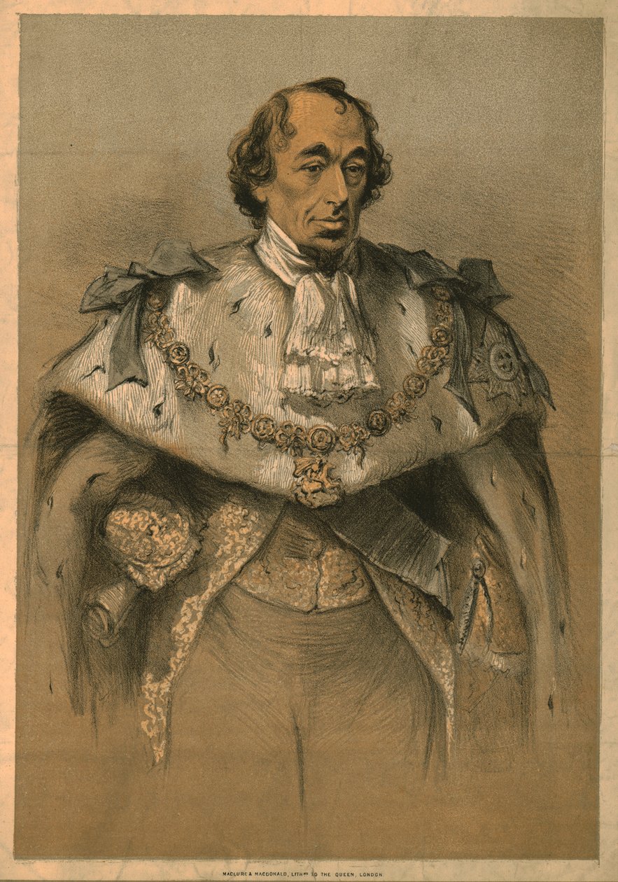 本杰明·迪斯雷利（Benjamin Disraeli），约1870年。 作者 不明
