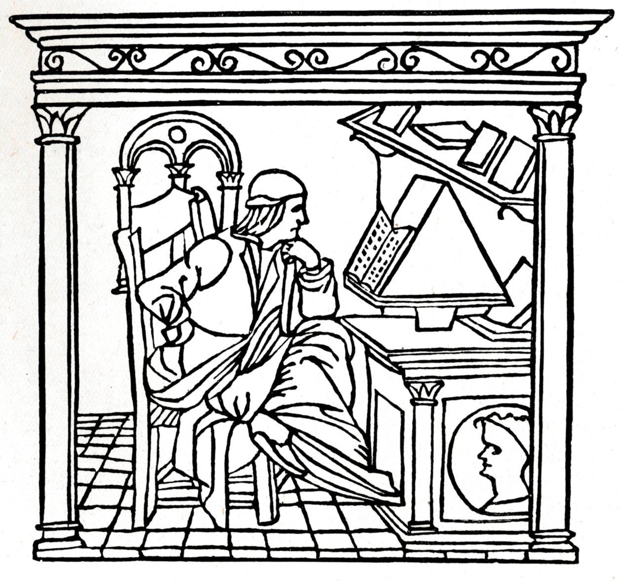 贝尔纳多·贝林科尼（Bernardo Bellincioni）1452-1492，意大利诗人，1493年，1917年 作者 不明