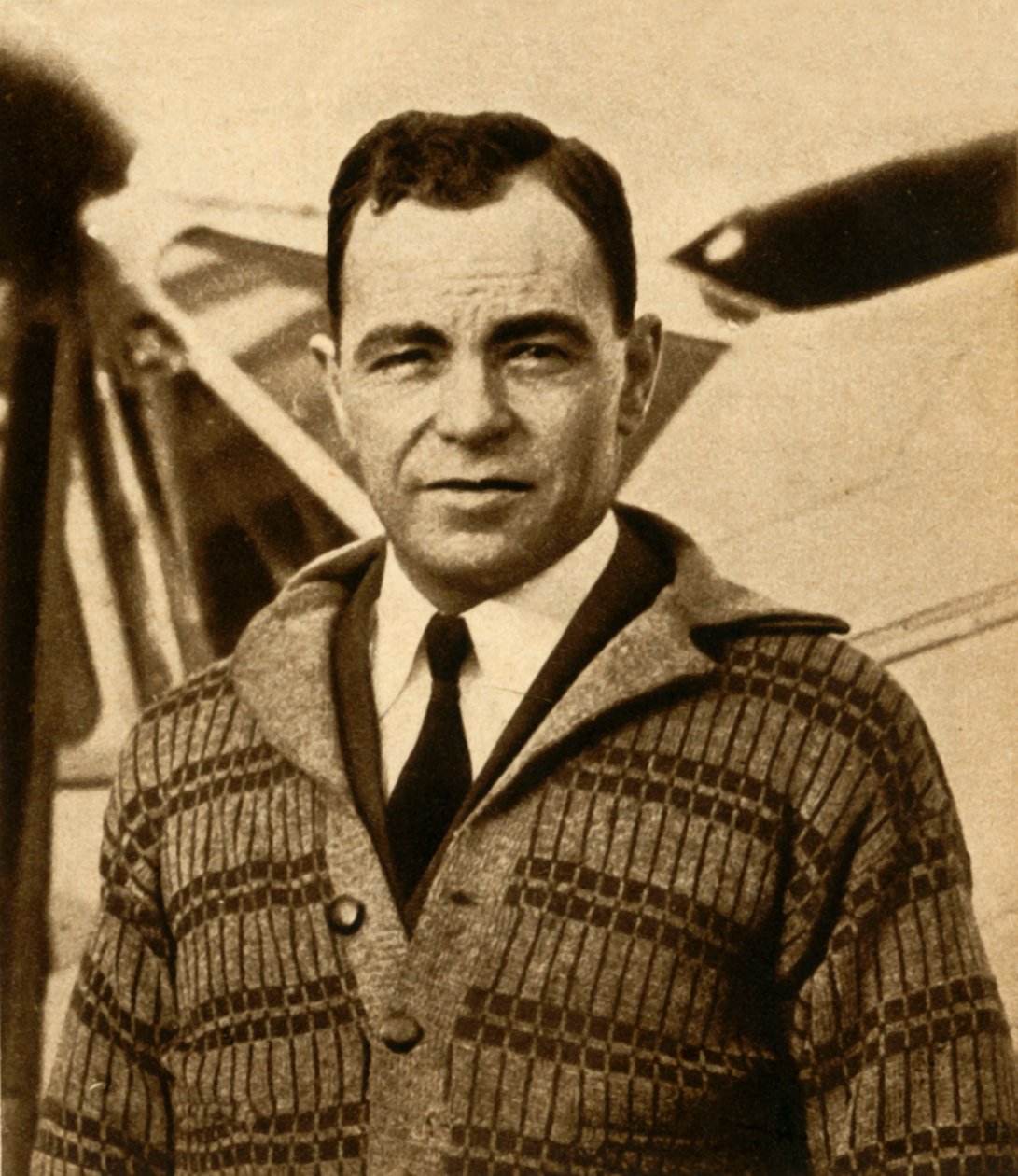 伯特·欣克勒（Bert Hinkler），1933年。 作者 不明