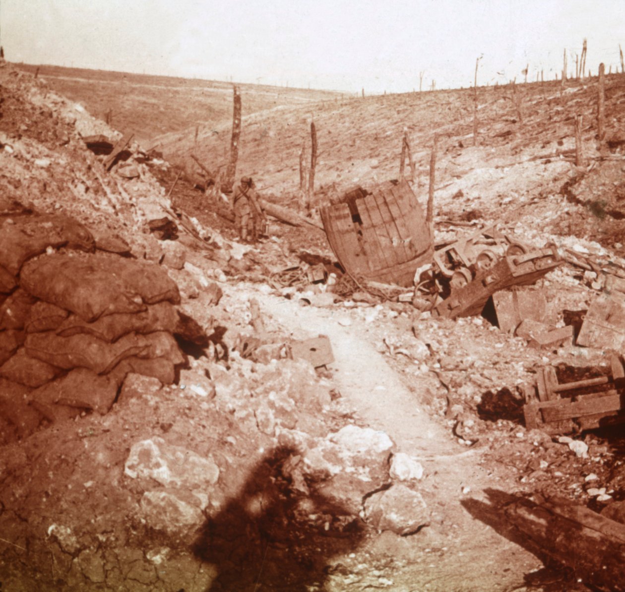 法国北部凡尔登的贝松沃（Bezonvaux），c1914-c1918。 作者 不明